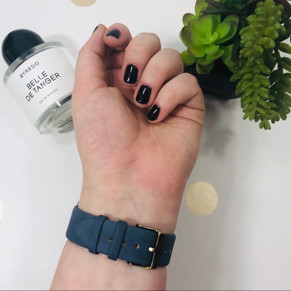 {HALLIE} Apple Watch Band / Leather denim blue - Picture 7 of 8